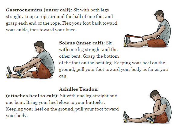 Calf Stretch - How to Stretch the Calves