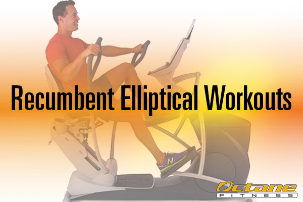 Recumbent elliptical store exercise bike