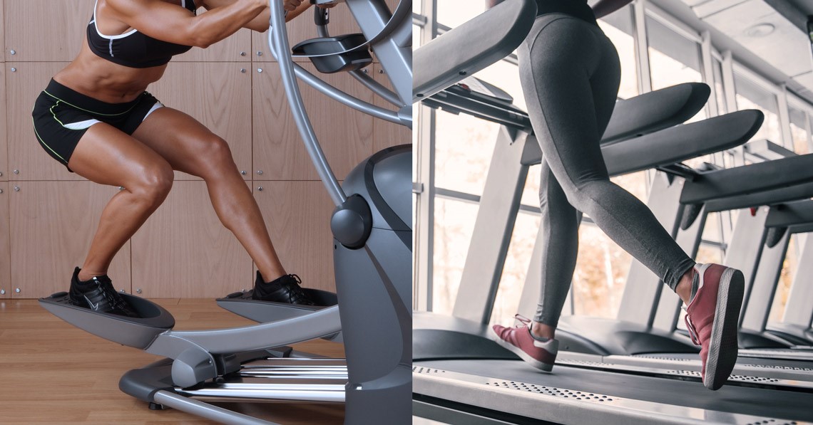 Which is a better workout elliptical or treadmill sale