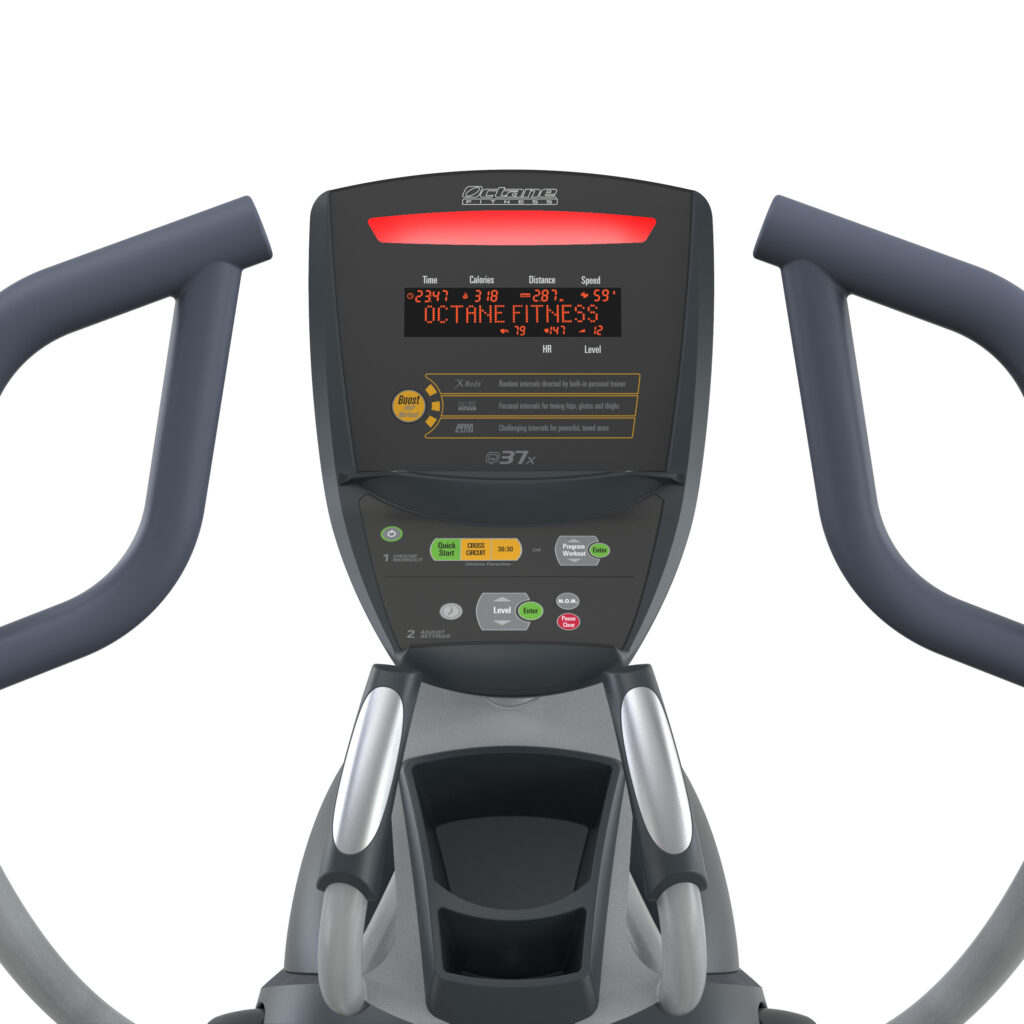 Q37x standing elliptical - view from user's perspective